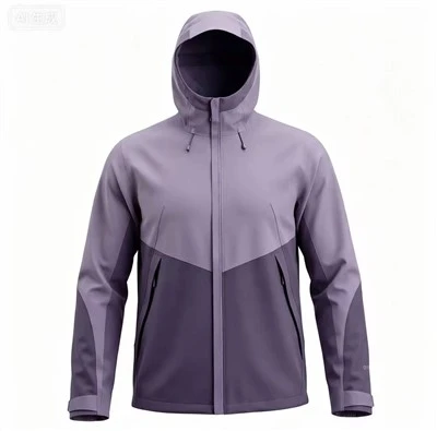 Color‑Block Waterproof Hiking Shell Jacket factory