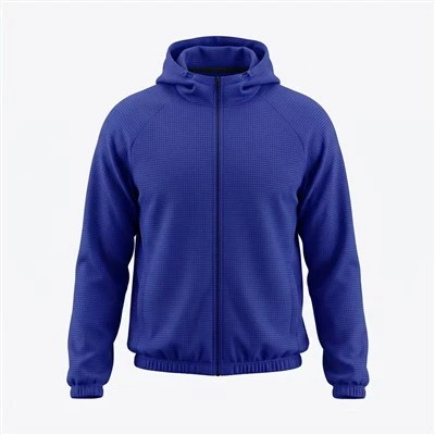 Laser Perforated Men Track Jacket